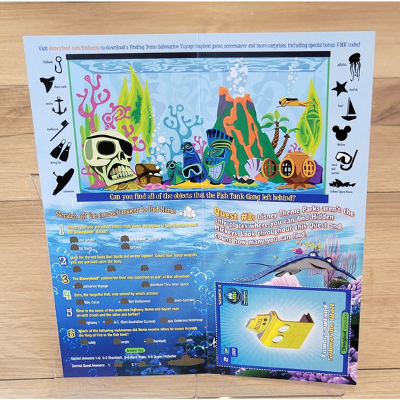 Rare VMK Virtual Magic Kingdom Promotional Material Never Used Disneyland Disney - Picture 3 of 4